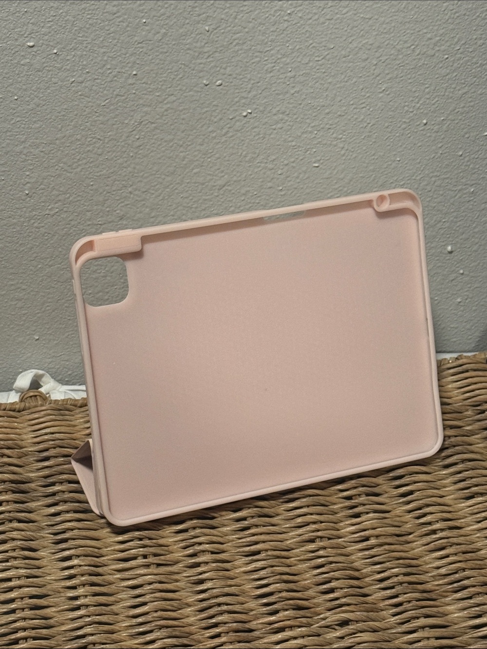 iPad Soft Blush Tri-Fold Tablet Cover with Stand